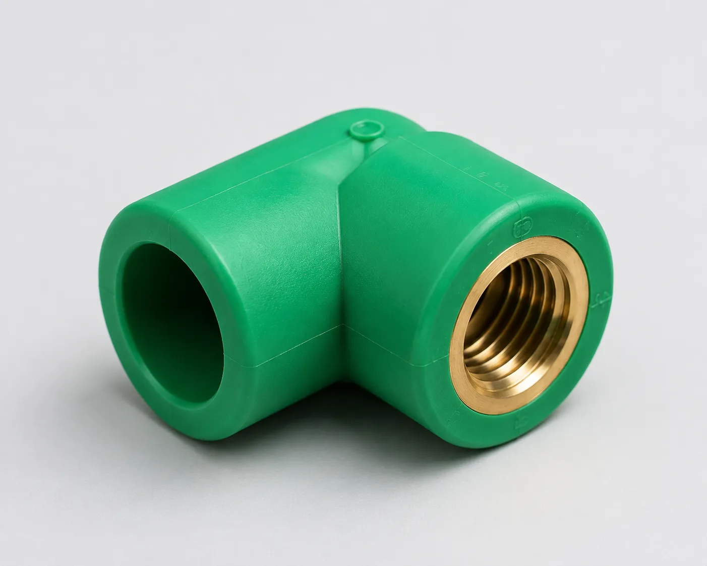 PPR Press Elbow with Brass Thread